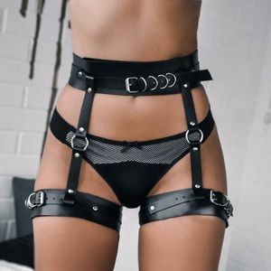 Adjustable leg harness garter strap body harness belt techno rave